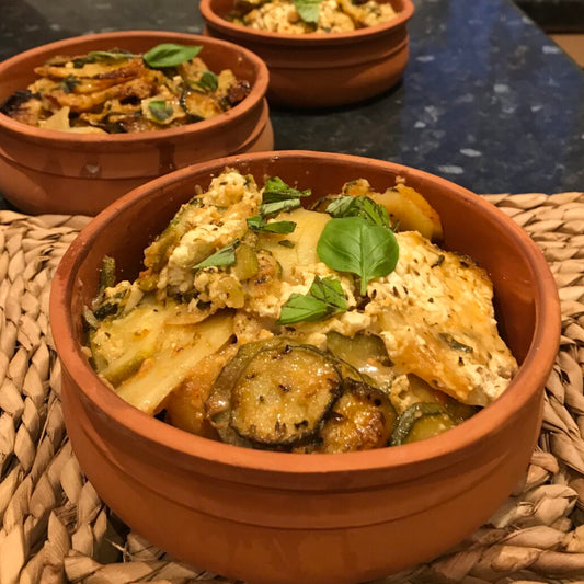 Home-made Boureki Courgette bake