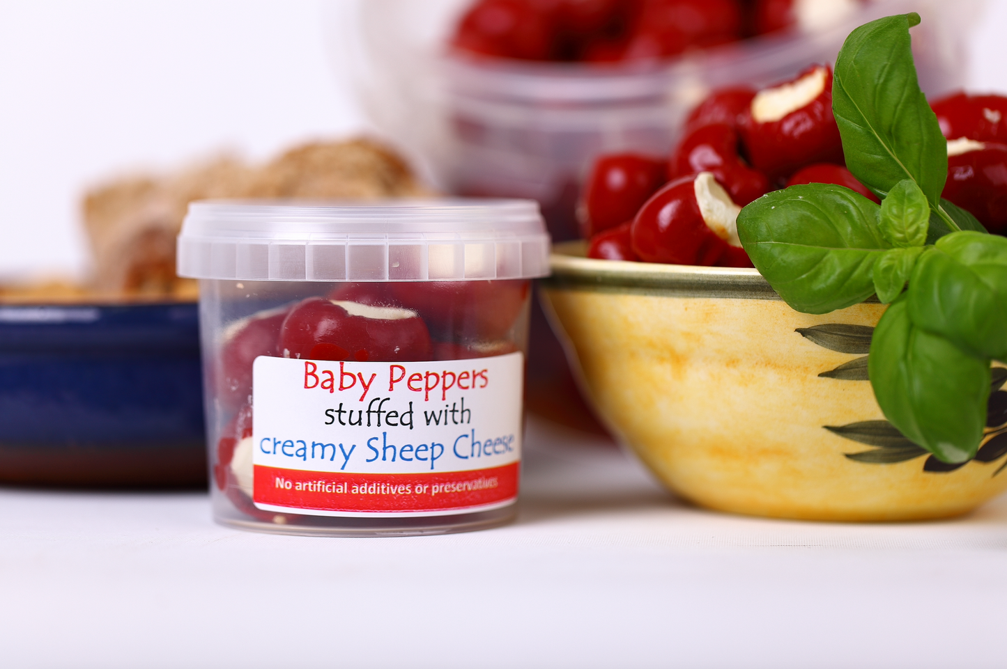 Cheese-stuffed Baby Peppers (180g approx)