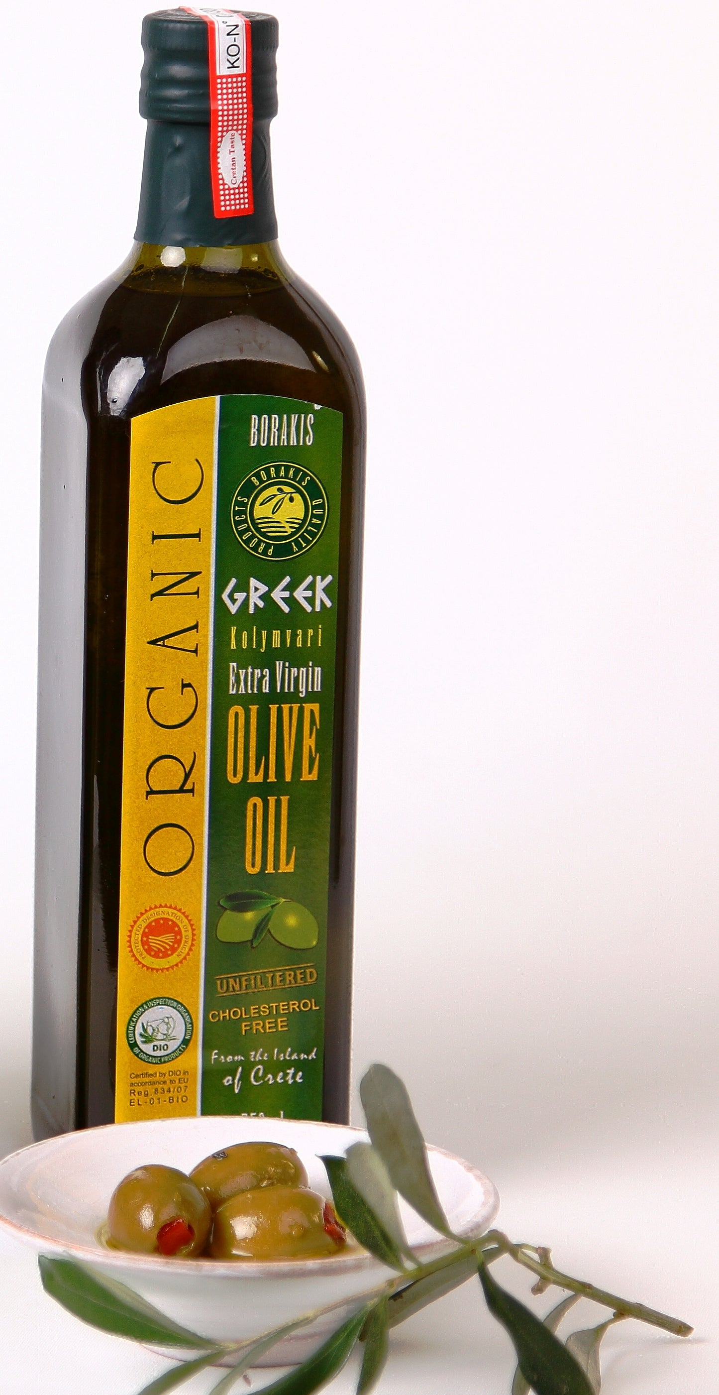 Borakis Organic Cretan XV Olive Oil (750ml)