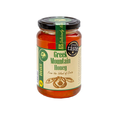 Award-winning home-produced Raw Cretan Mountain Honey (440g)